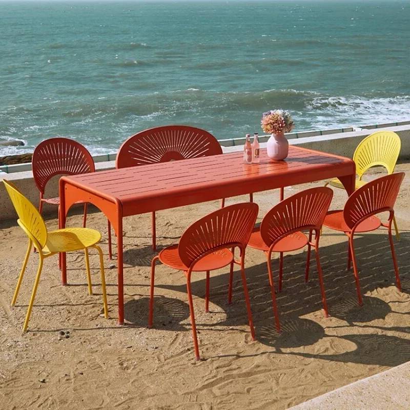 Outdoor Furniture Yellow - Taburetes De Bar industriales amarillos, sillas