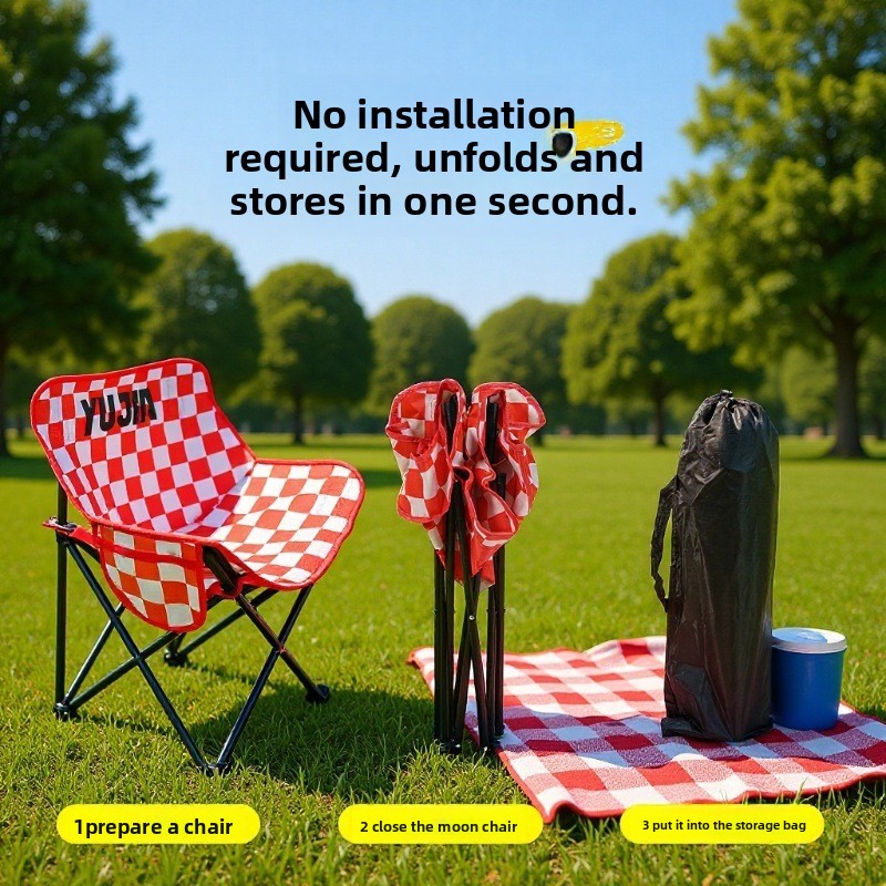 Outdoor Furniture Used - Silla plegable para exteriores, silla portátil
