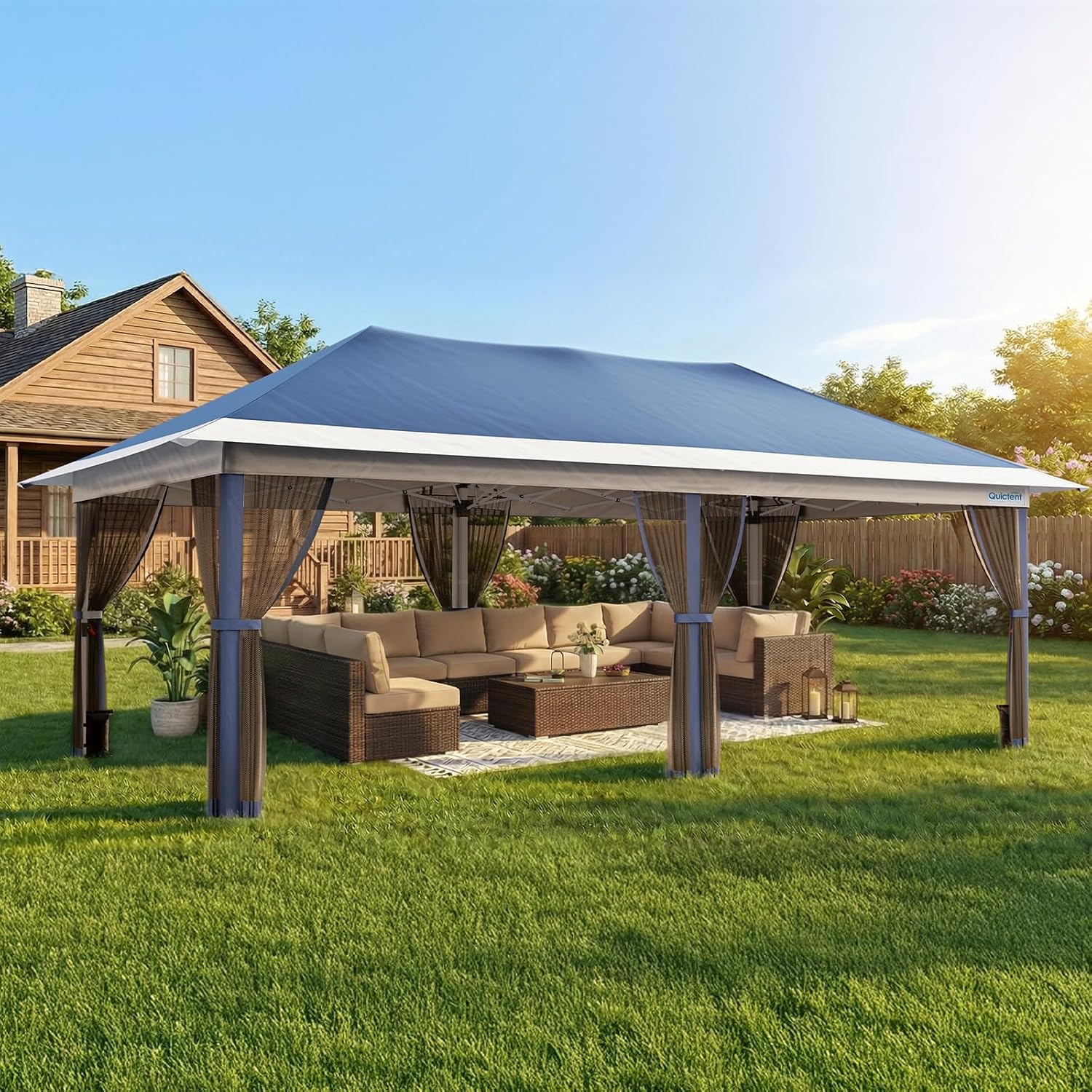Gazebo Pop Up - Carpa de Jardín Plegable Instantánea de