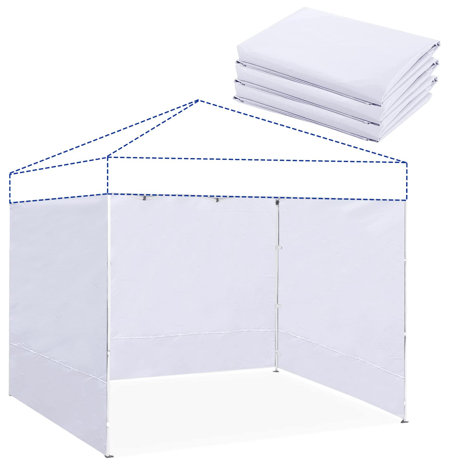 Gazebo Pop Up - Pared lateral impermeable para gazebo de
