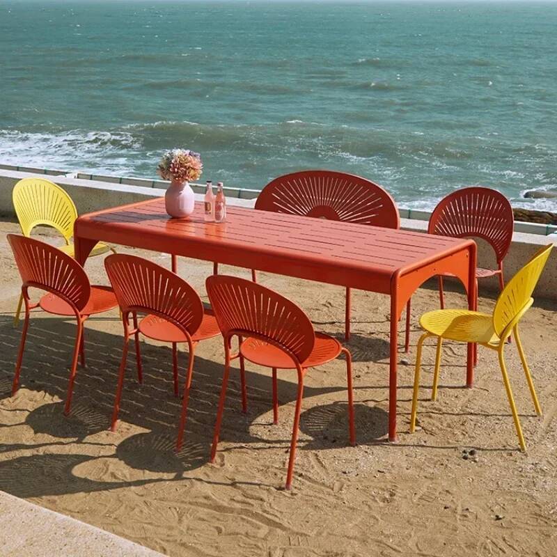 Outdoor Furniture Yellow - Taburetes De Bar modernos minimalistas industriales