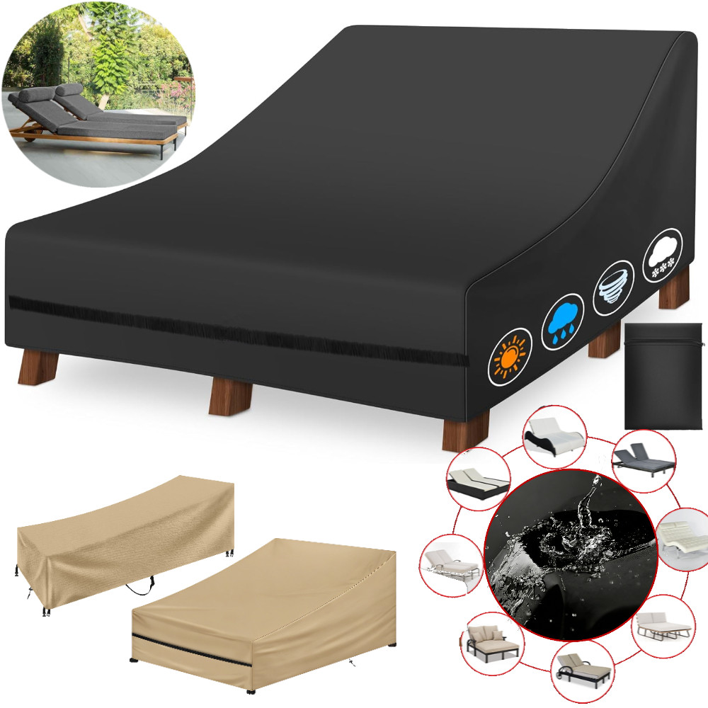 Outdoor Furniture Weatherproof - Funda Impermeable para Tumbona de Patio