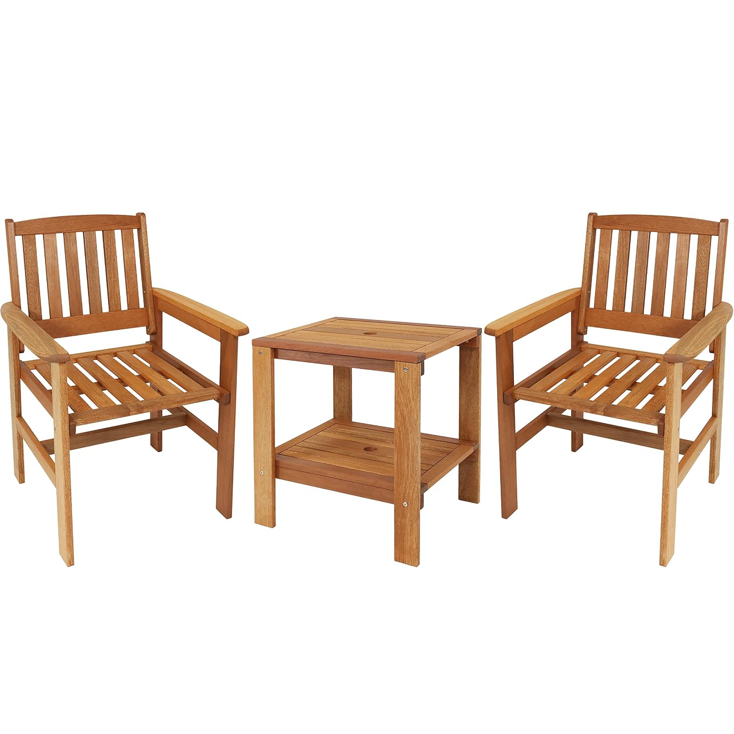 Outdoor Furniture Oil Teak - Juego de Patio de Madera de