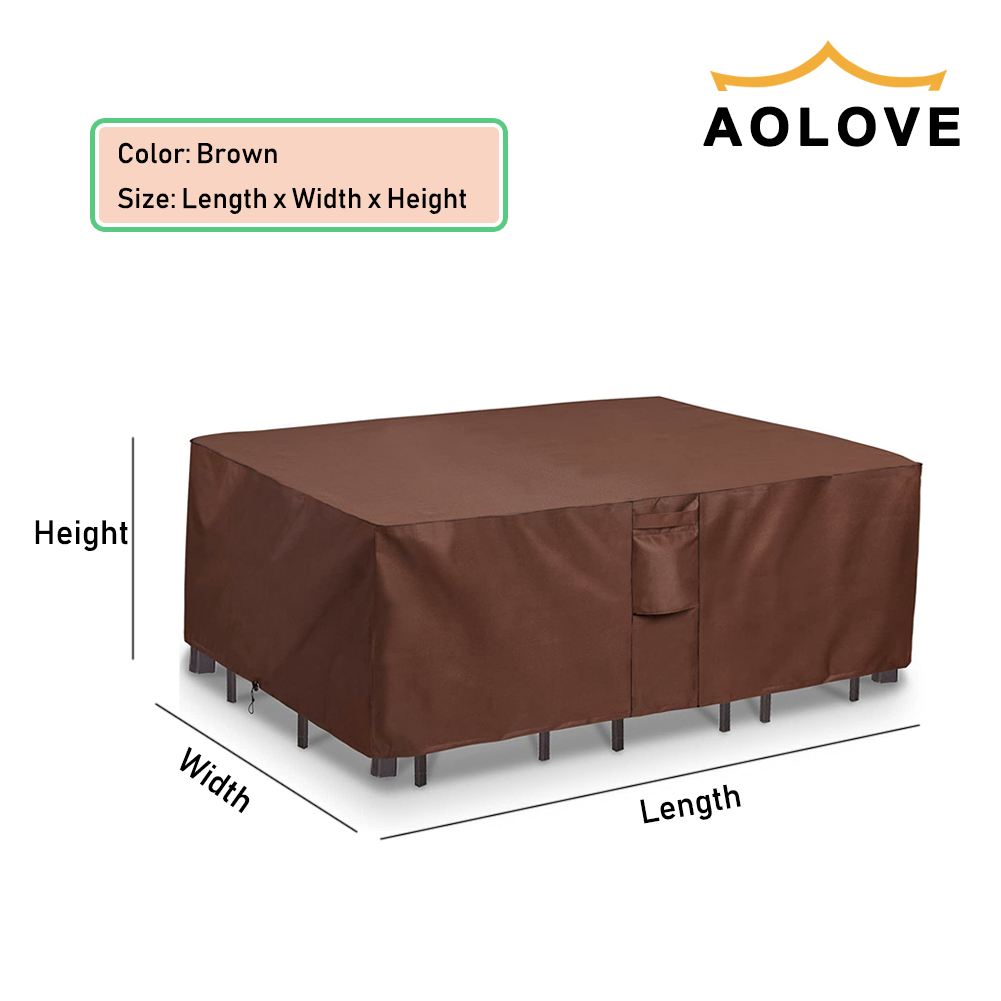 Marrón 420D HEAVY DUTY Cubiert - Outdoor Furniture Used reseña y precio
