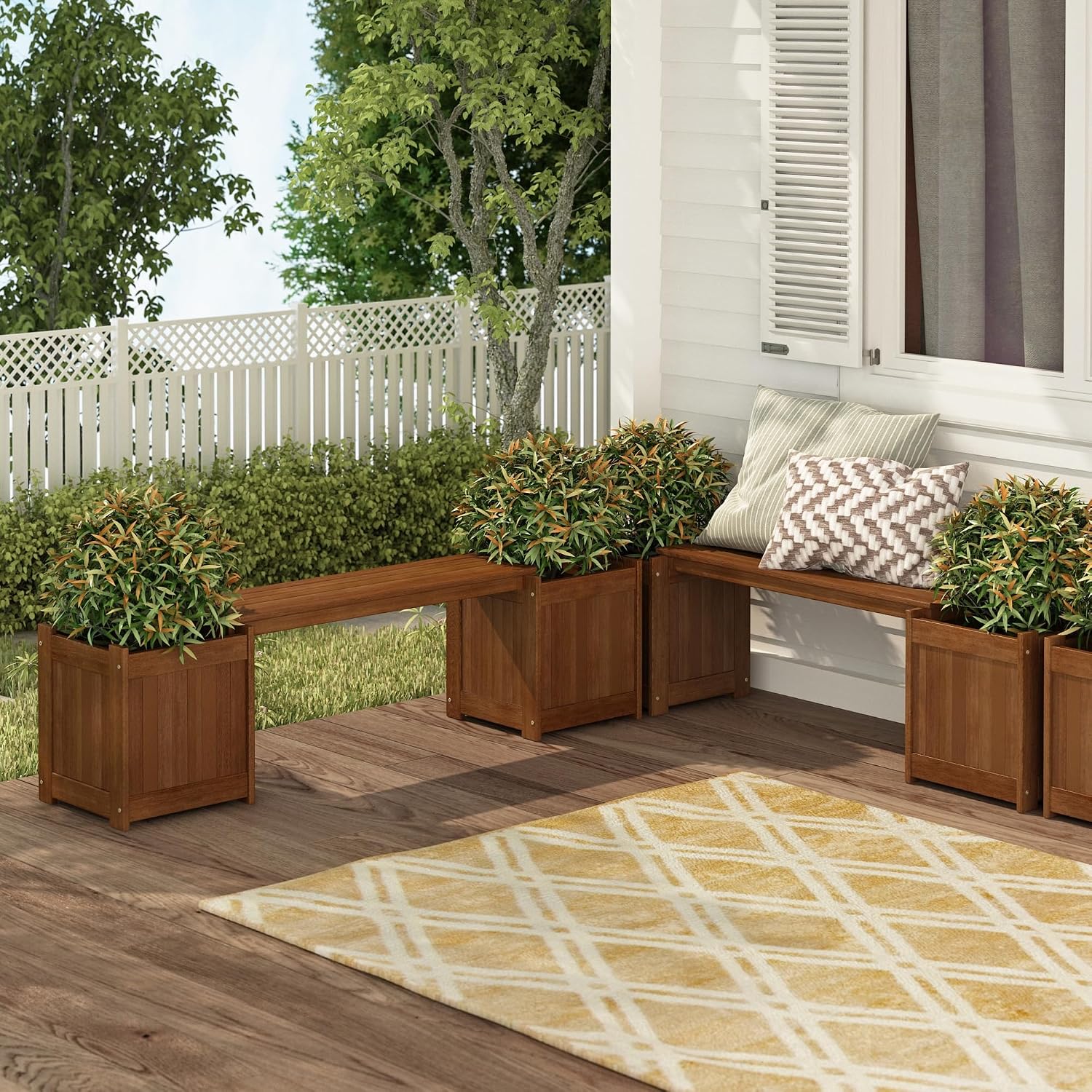 Jardinera de madera para inter - Outdoor Furniture Oil Teak reseña y precio