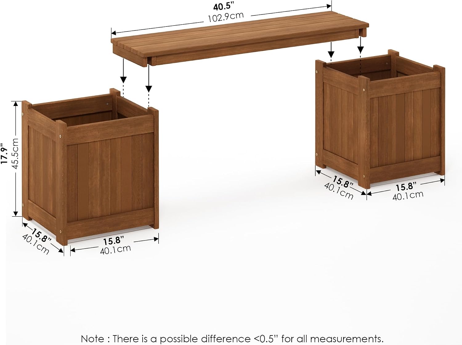 Jardinera de madera para inter - Outdoor Furniture Oil Teak reseña y precio