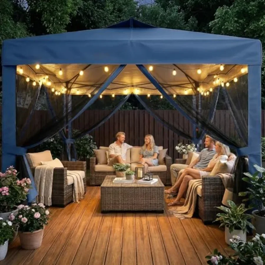 Carpa Plegable 10x10 con Mosqu - Gazebo Pop Up reseña y precio