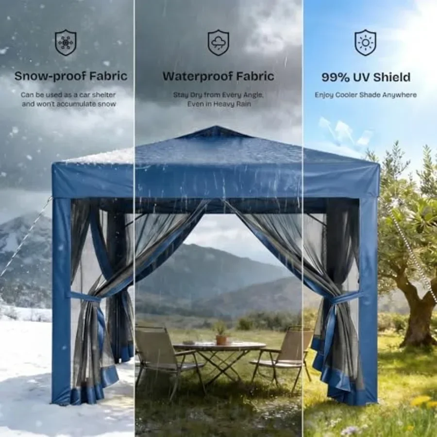 Carpa Plegable 10x10 con Mosqu - Gazebo Pop Up reseña y precio