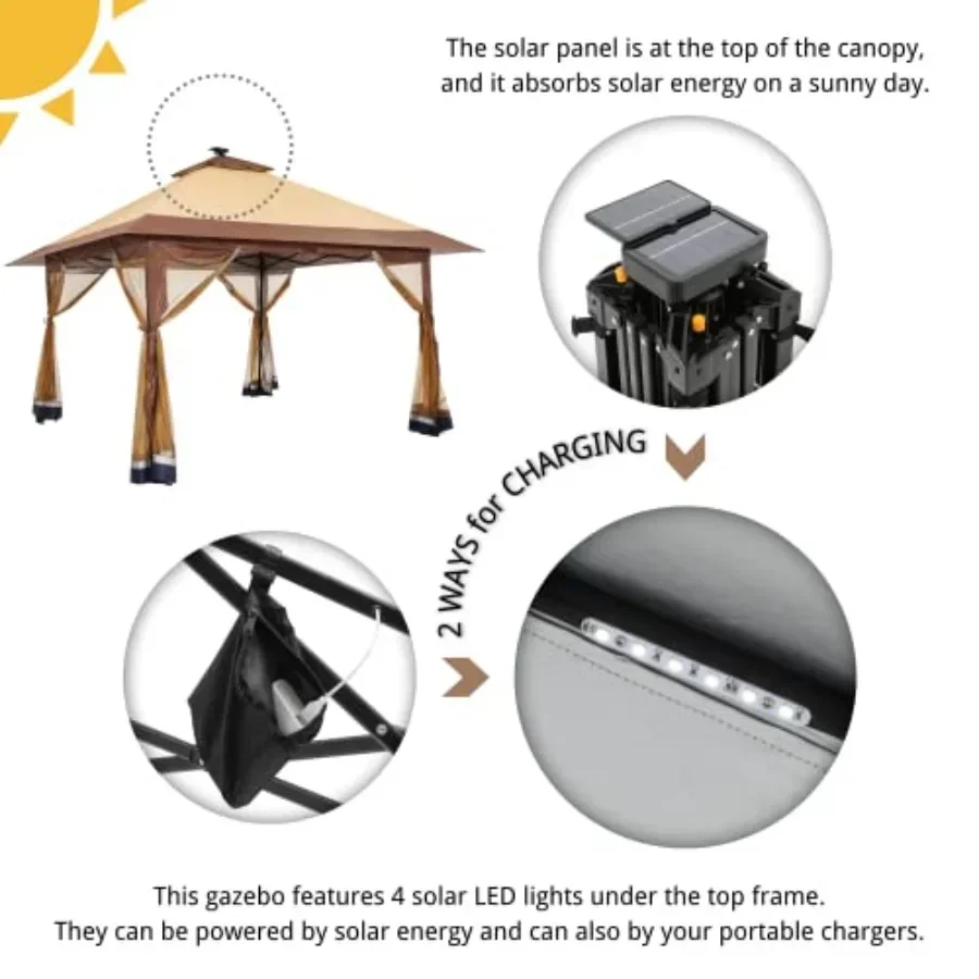 Carpa Plegable Suntime de Poli - Gazebo Pop Up reseña y precio