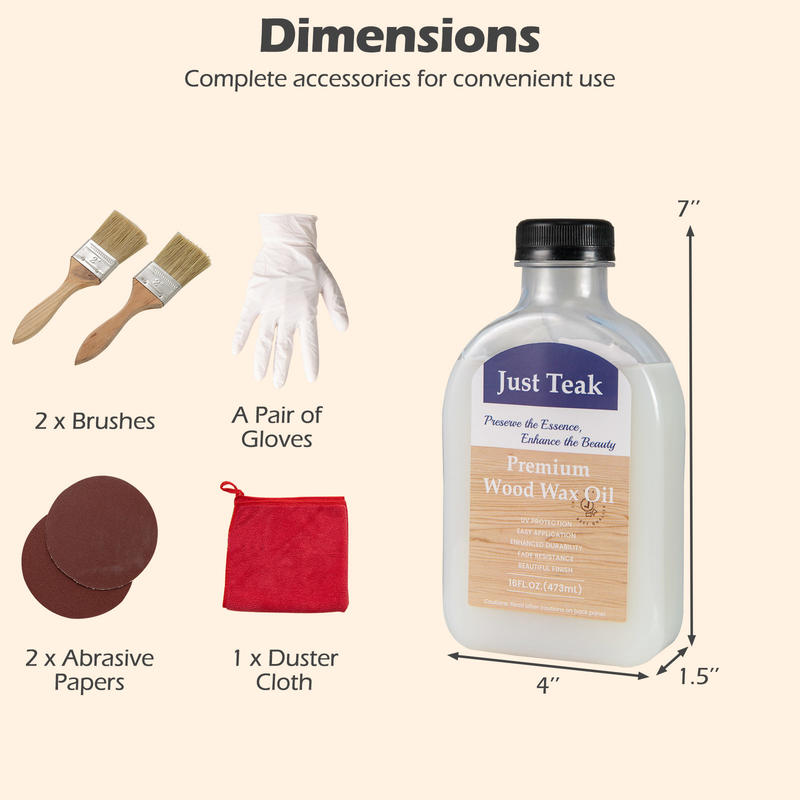 Kit de Cuidado con Aceite para - Outdoor Furniture Oil Teak reseña y precio