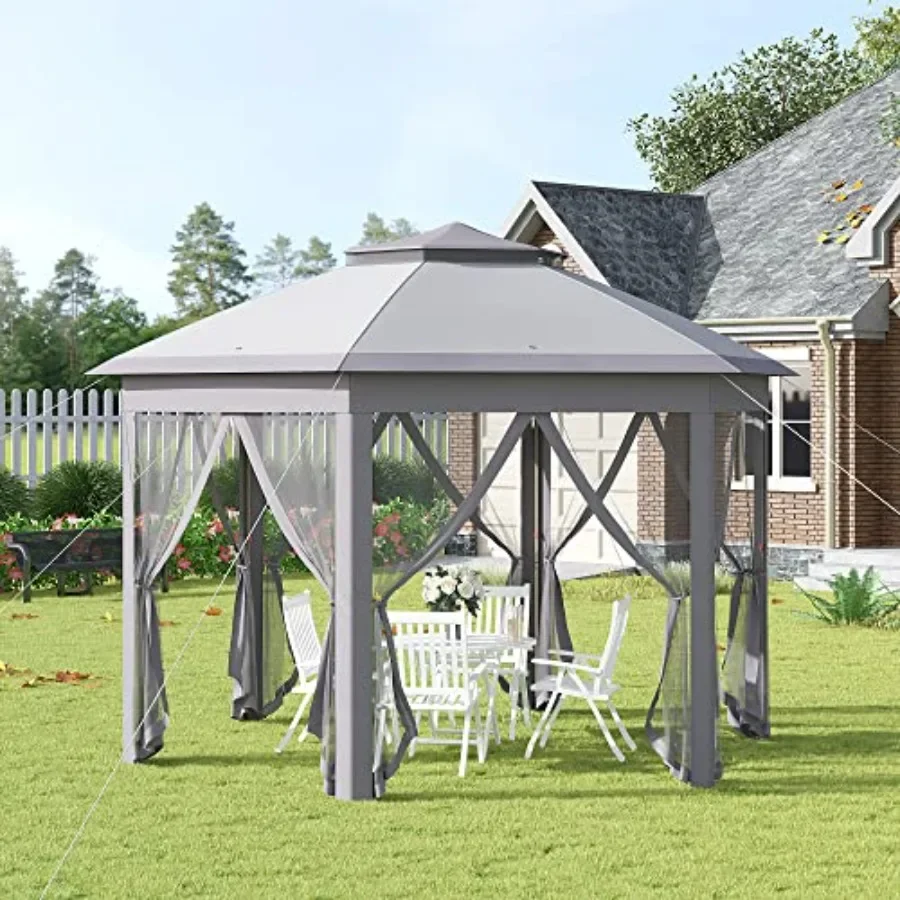 Carpa gazebo plegable de 11' x - Gazebo Pop Up reseña y precio