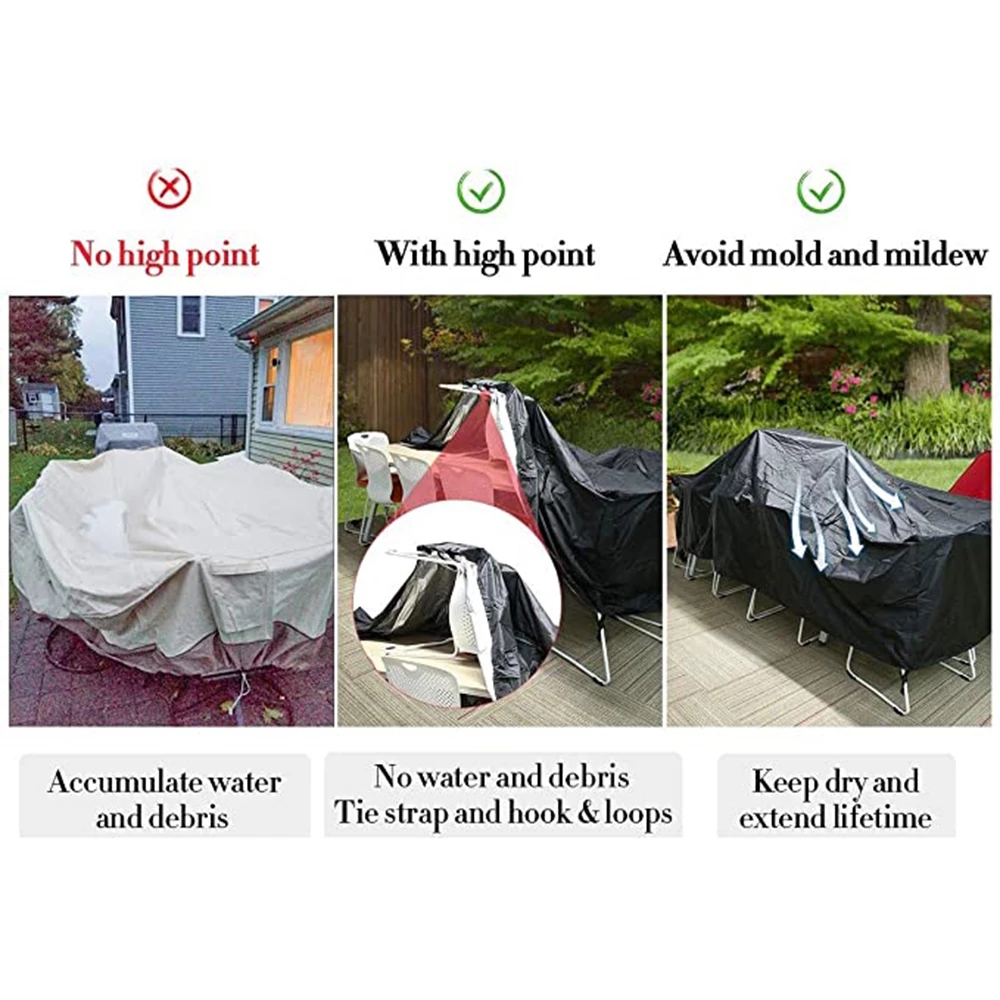Cubiertas para muebles de exte - Outdoor Furniture Weatherproof reseña y precio