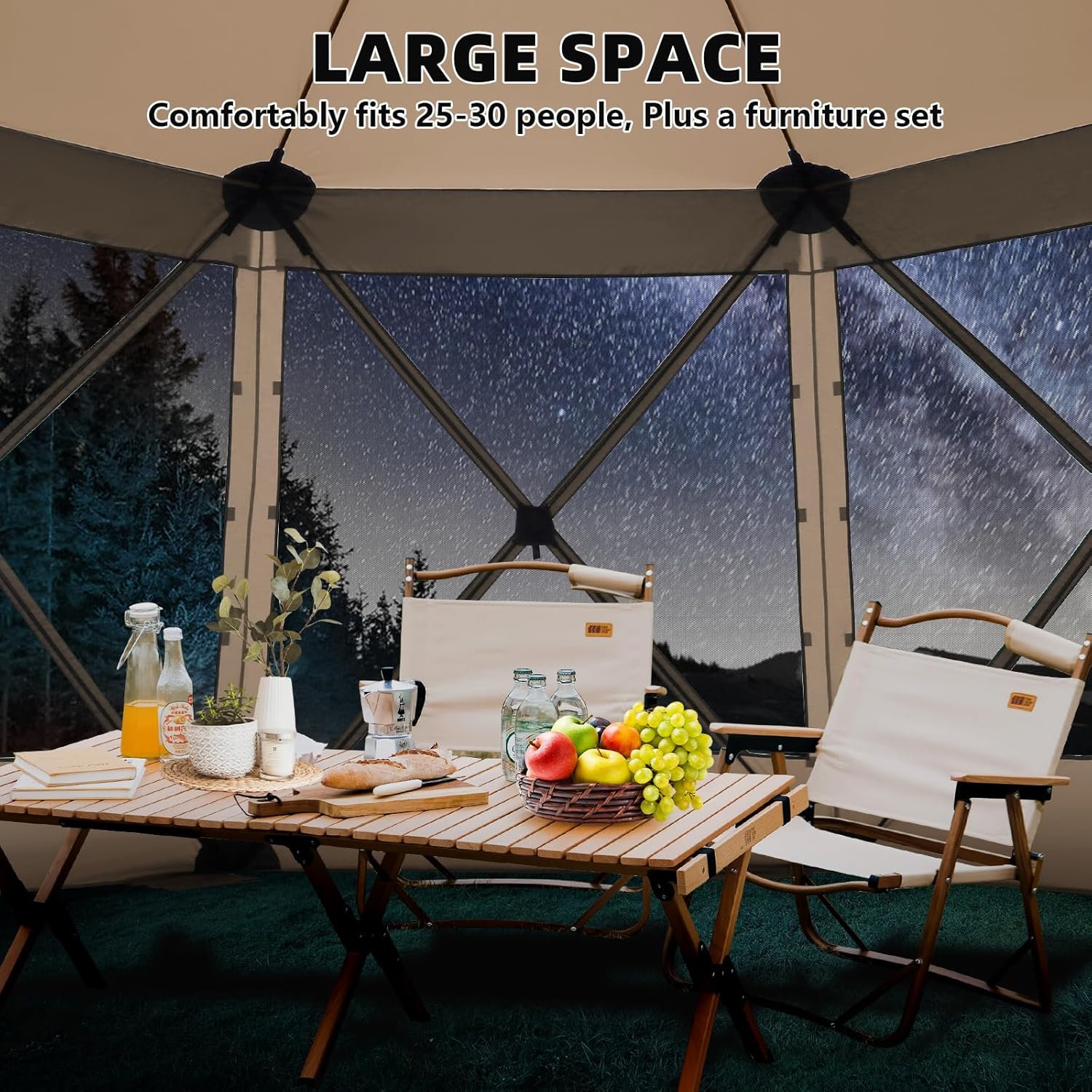 Carpa de camping instantánea 1 - Gazebo Pop Up reseña y precio