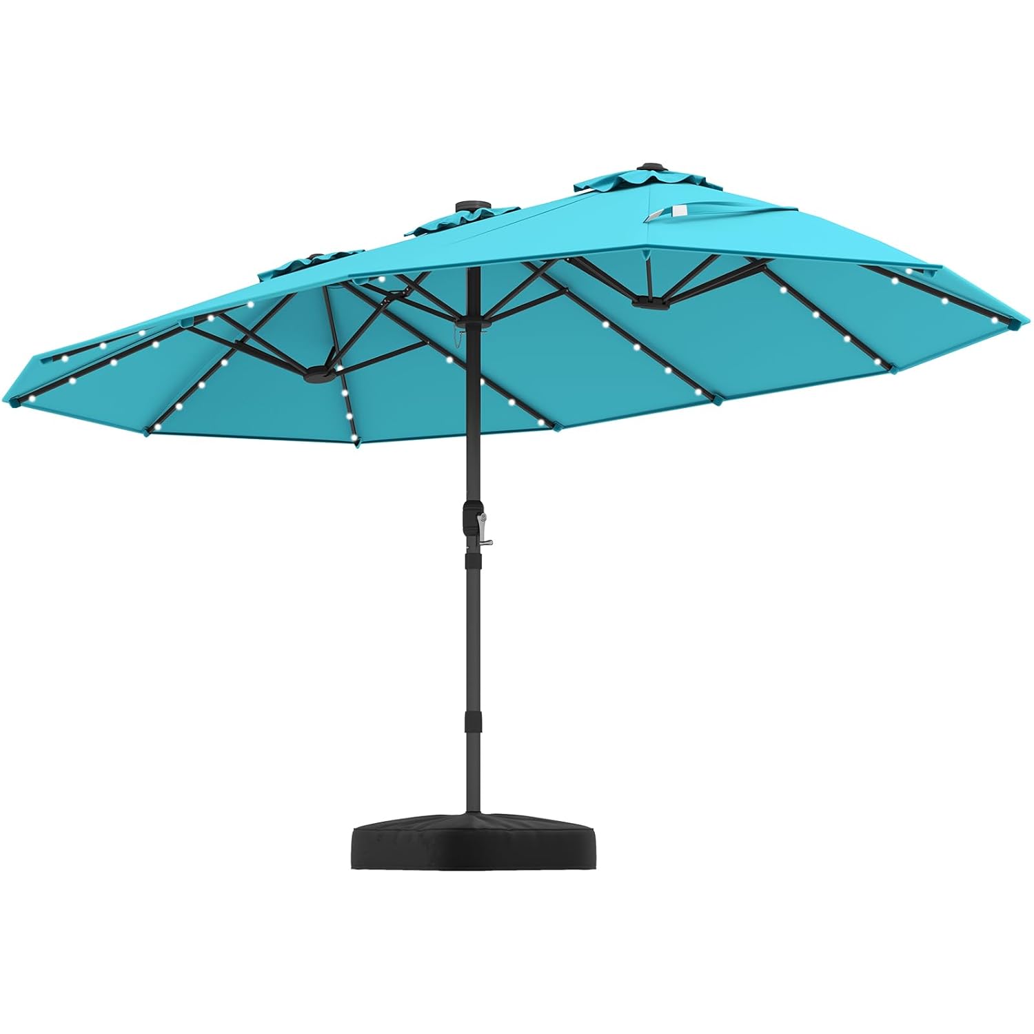Sombrilla Solar Doble de 15 Pi - Outdoor Furniture Umbrella reseña y precio