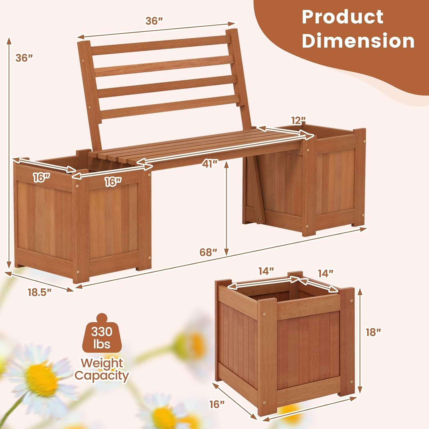 Banco de exterior con respaldo - Outdoor Furniture Oil Teak reseña y precio
