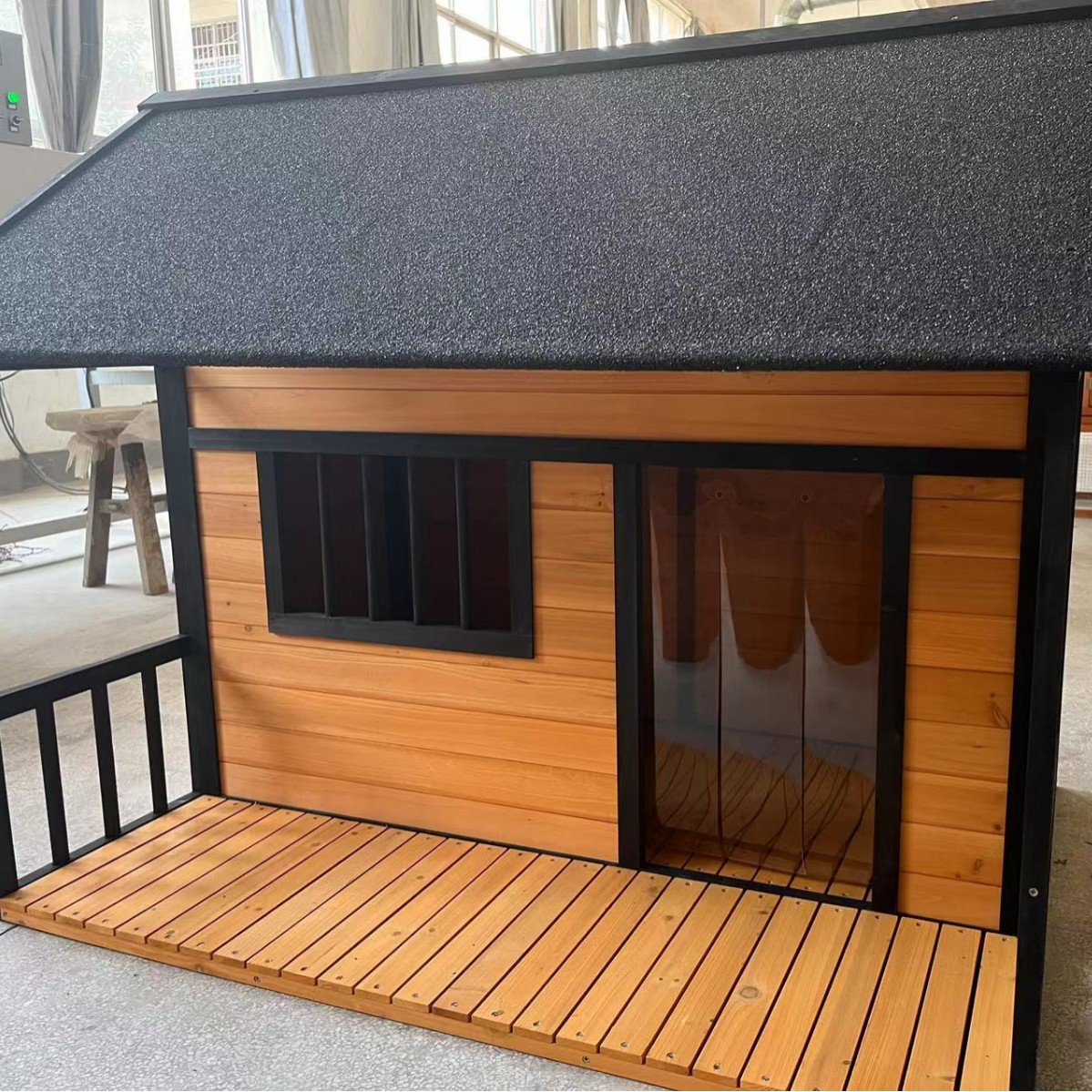 Muebles de madera para mascota - Outdoor Furniture Yellow reseña y precio