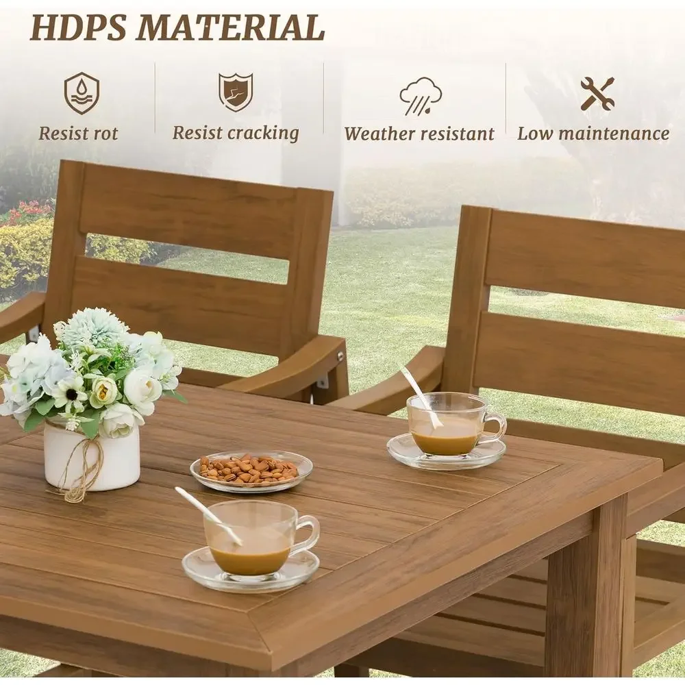 Juego de Comedor para Exterior - Outdoor Furniture Oil Teak reseña y precio