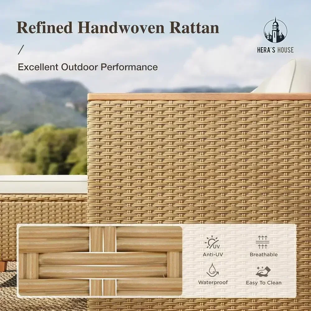 Conjunto de Muebles de Jardín  - Outdoor Furniture Yellow reseña y precio