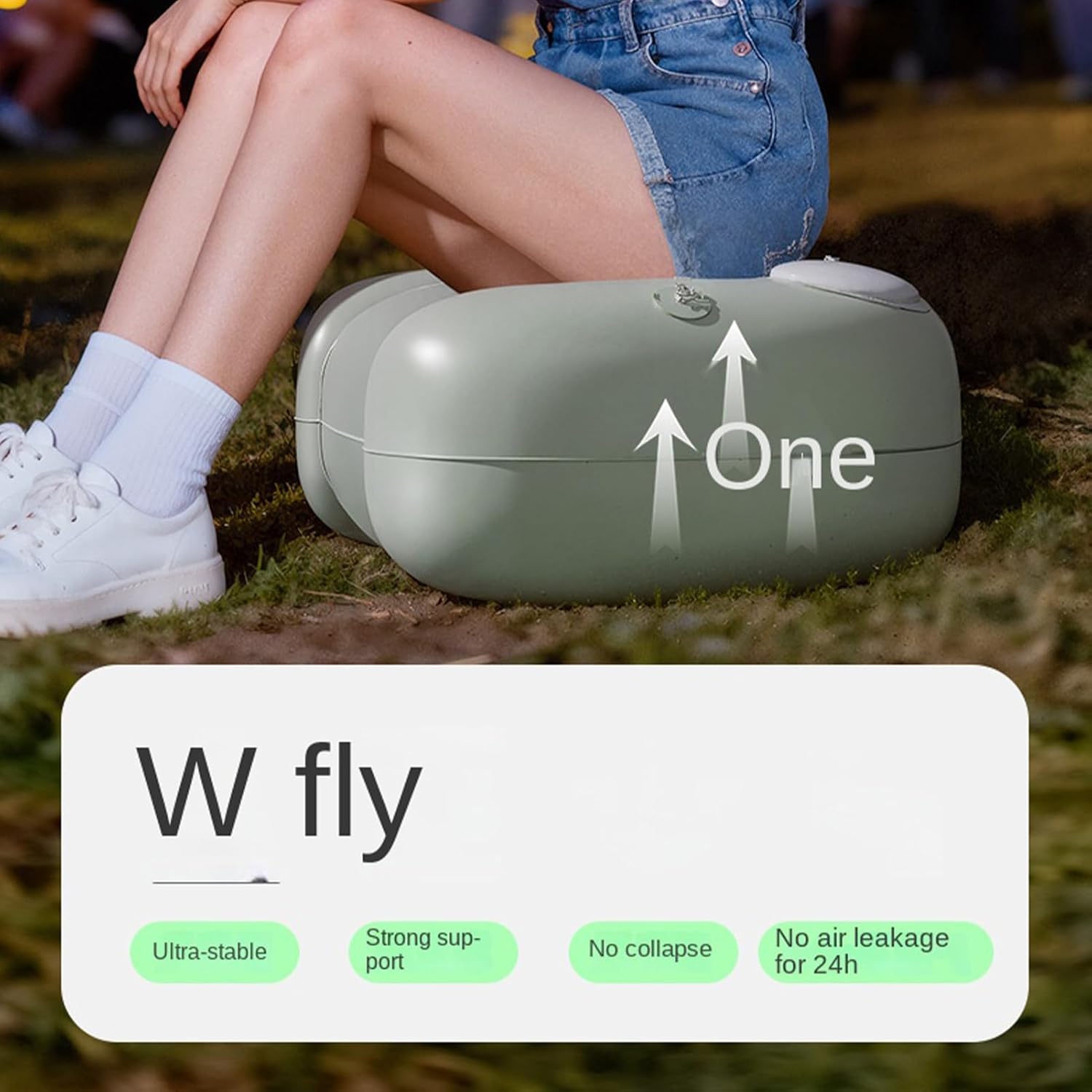 Asiento de viaje inflable grue - Outdoor Furniture Cushions reseña y precio