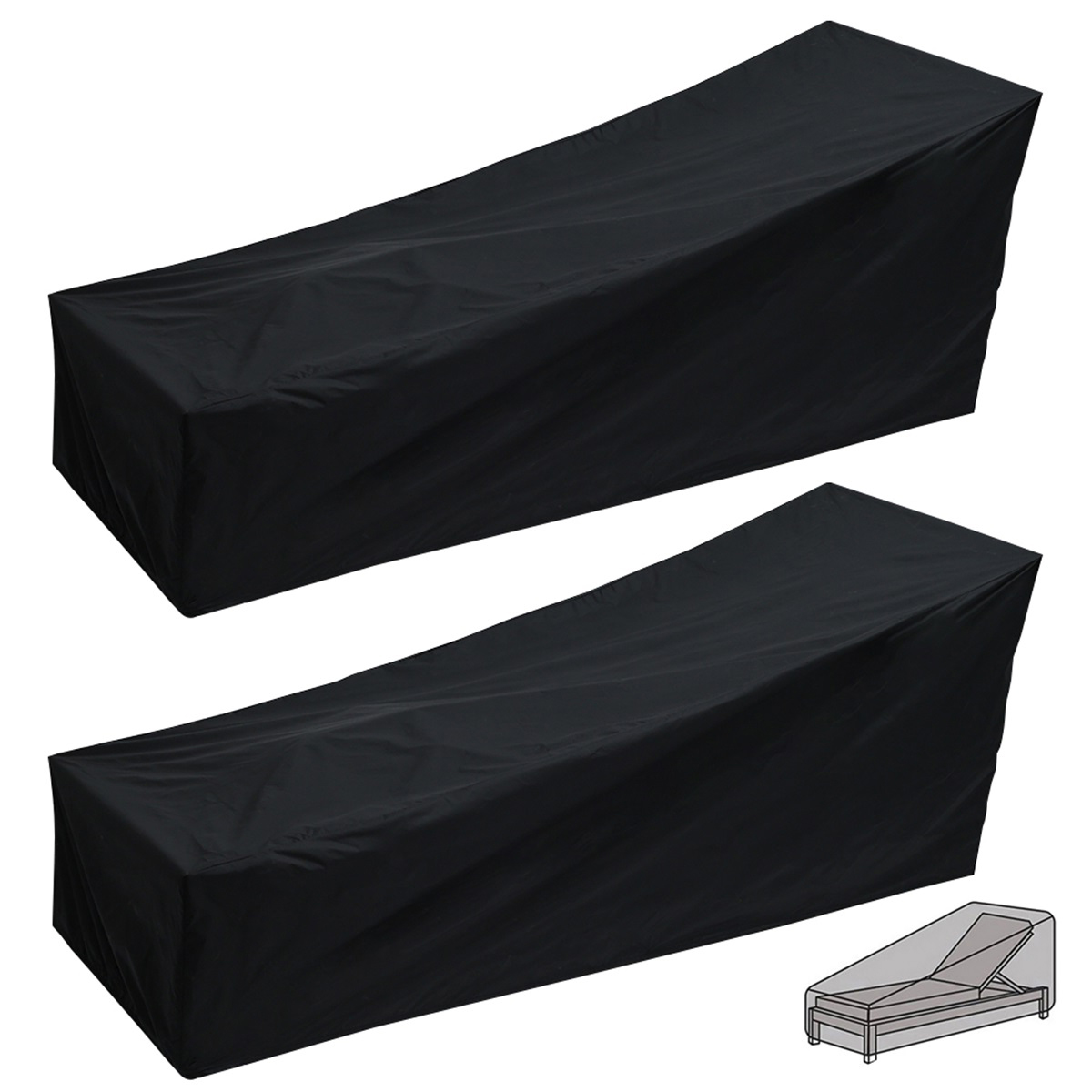 Cubierta para tumbona de jardí - Outdoor Furniture Weatherproof reseña y precio