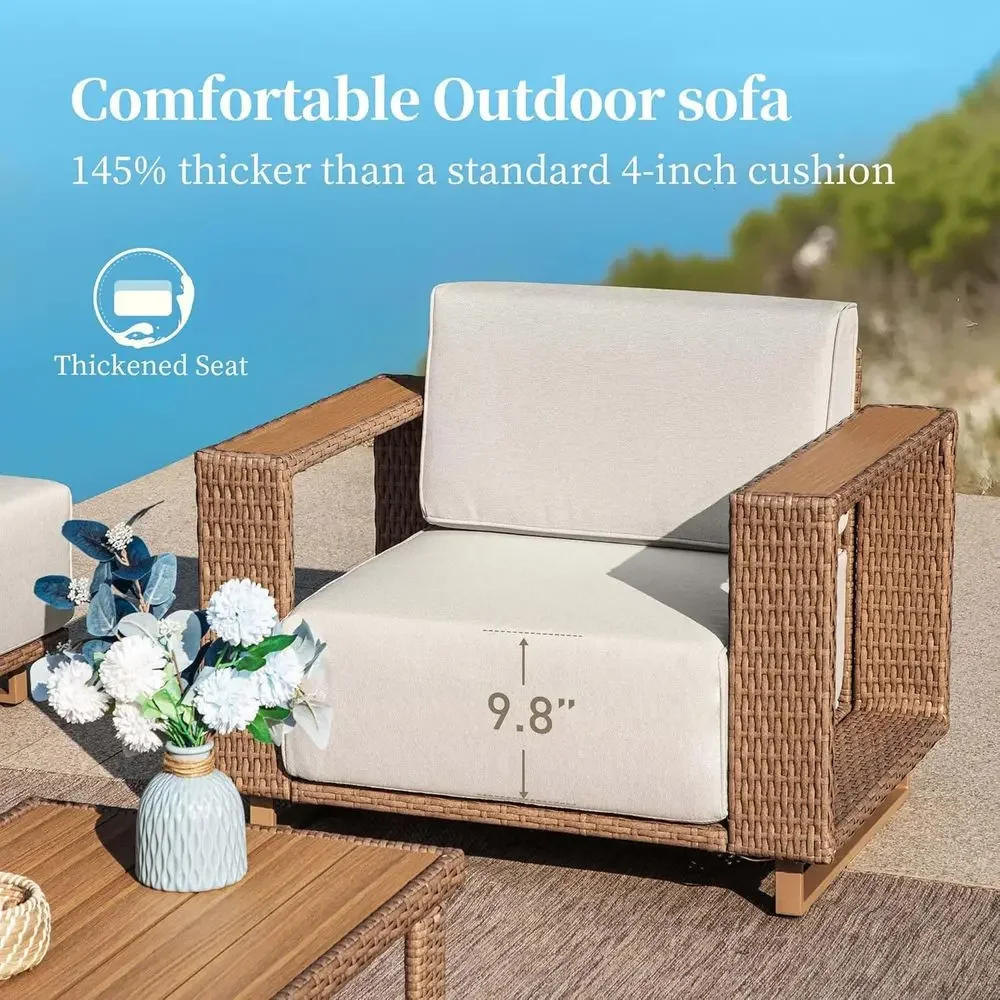 Sofá Seccional en Forma de L p - Outdoor Furniture Yellow reseña y precio