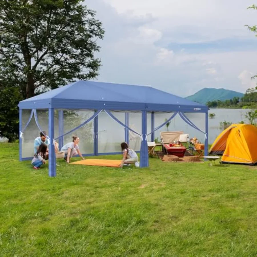 Carpa Pop-Up 10x20 con Paredes - Gazebo Pop Up reseña y precio