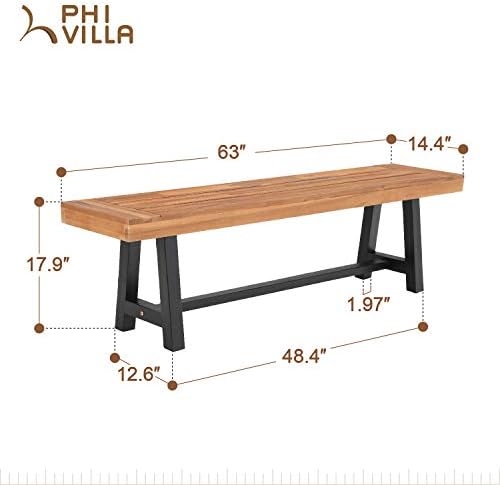 Banco de Madera de Acacia para - Outdoor Furniture Oil Teak reseña y precio